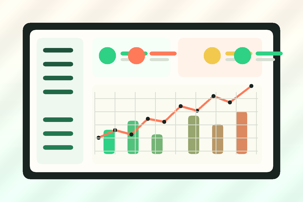 Ecom Accounts Pro ecommerce accounting dashboard illustration