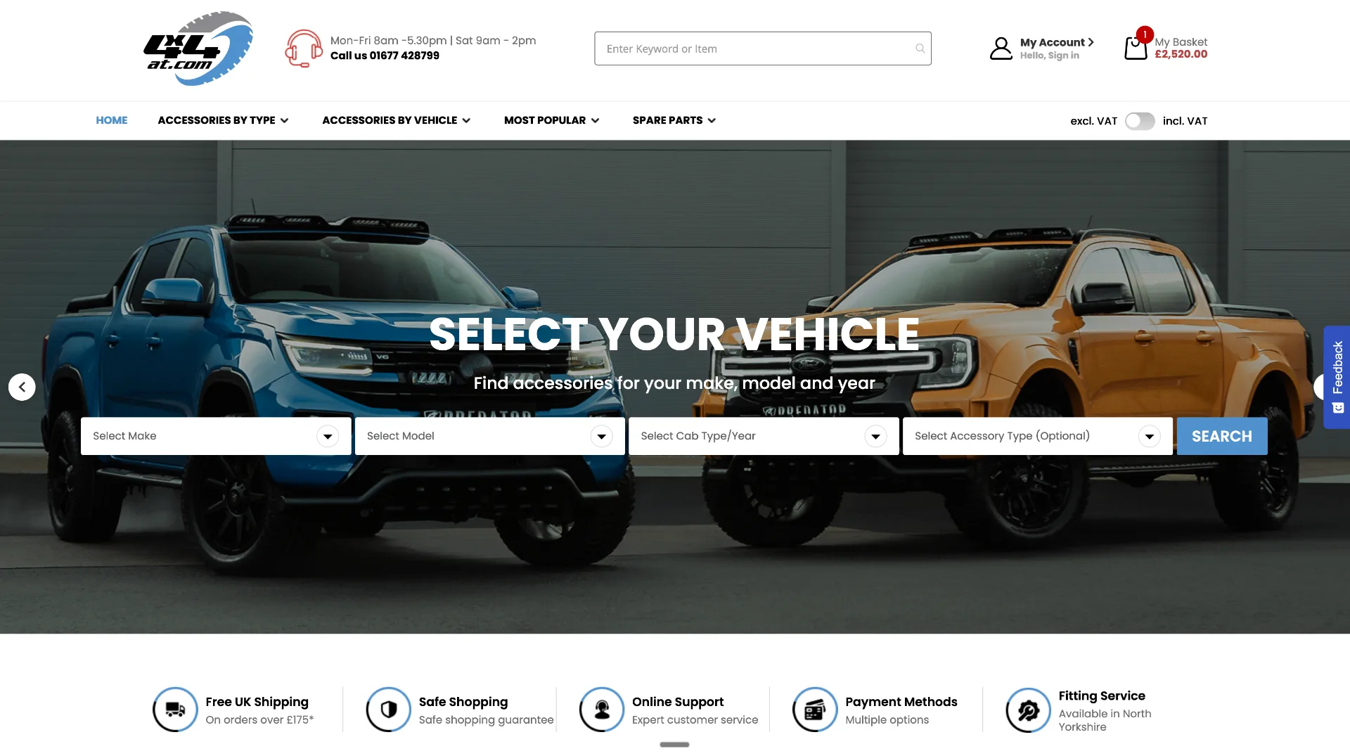 Ecommerce store performance showcase