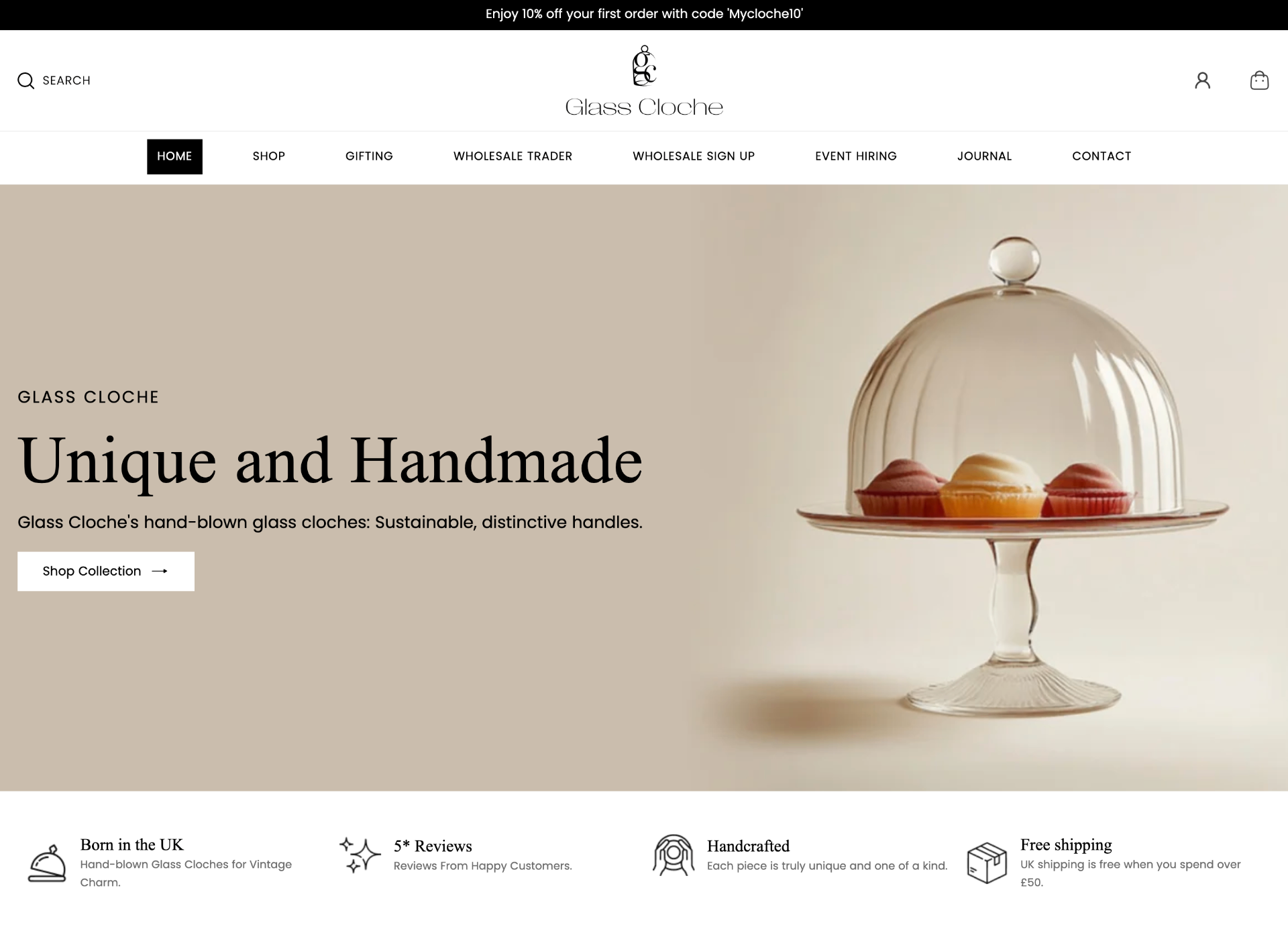 Glass Cloche